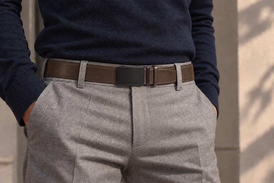Belts with automatic buckles — SB-0006-02