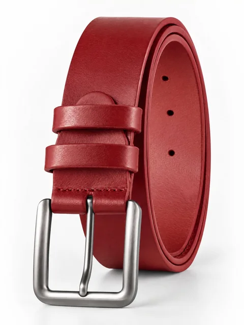 Sergio Belotti belt SB-0017-05, Red — photo 1