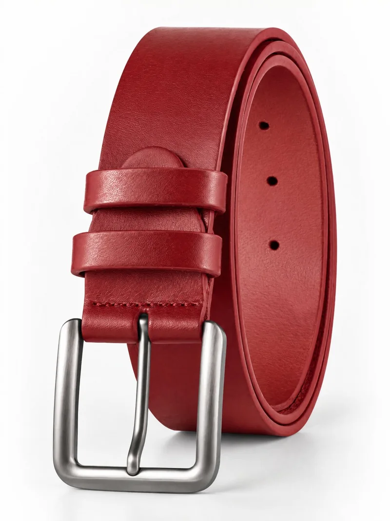 Sergio Belotti belt SB-0017-05, Red — Photo 1 of 10
