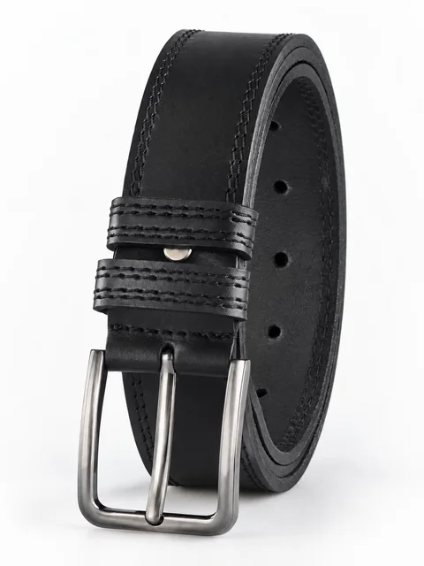 Sergio Belotti belt SB-0406-01, Black — photo 1