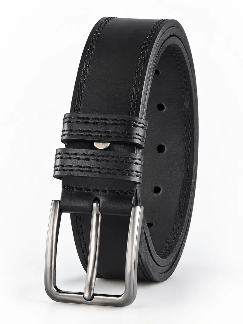 Sergio Belotti belt SB-0406-01, Black — Photo 1 of 5