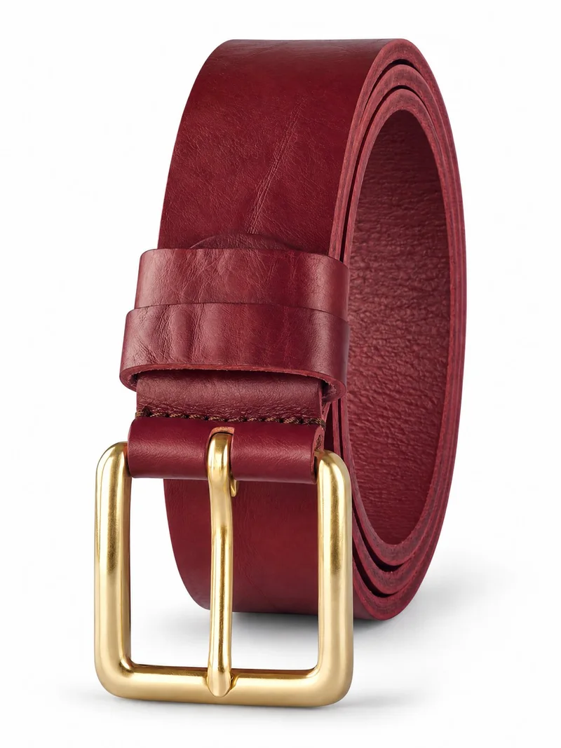 Sergio Belotti belt SB-0501-05, Red — Photo 1 of 6
