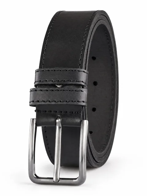 Sergio Belotti belt SB-0405-01, Black — photo 1