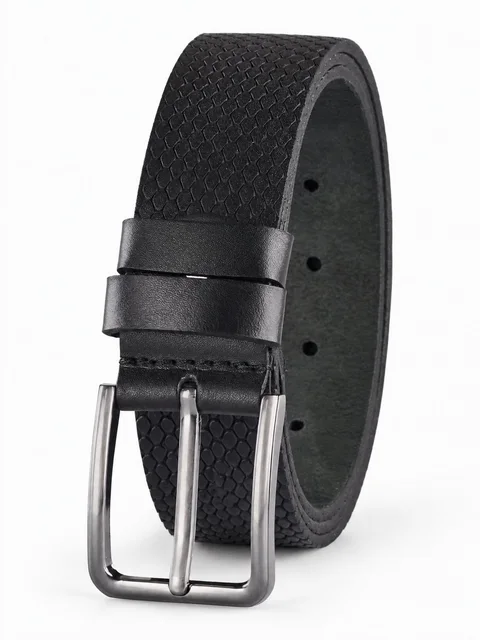 Sergio Belotti belt SB-0410-01, Black — photo 1