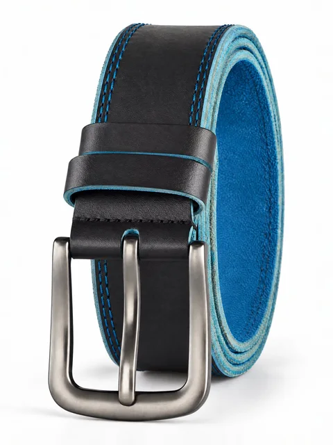 Sergio Belotti belt SB-0052-03, Blue — photo 1