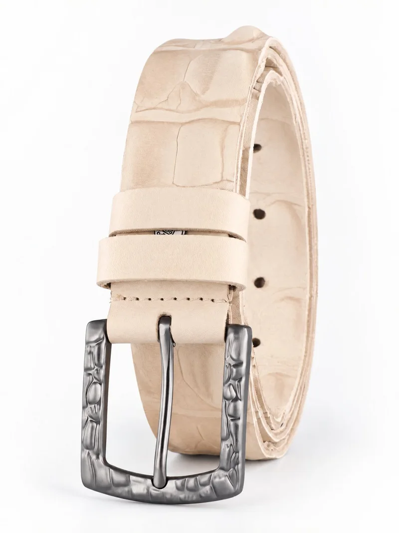 Sergio Belotti belt SB-0054-11, White — Photo 1 of 1