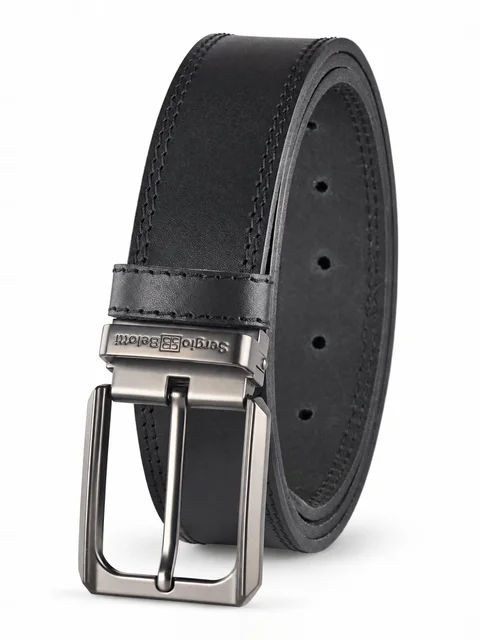 Sergio Belotti belt SB-0042-01, Black — photo 1